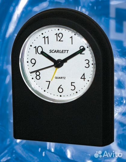 Часы будильник Scarlett sc-812-black