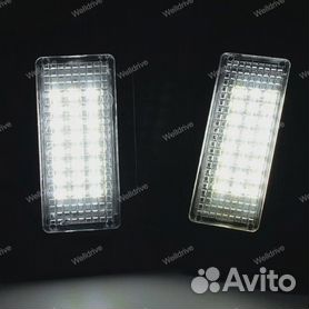 LED подсветка номера Skoda