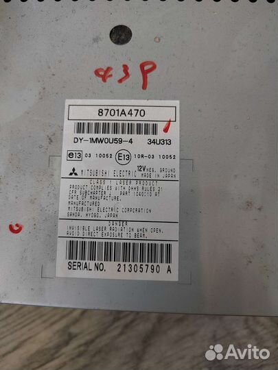 Магнитола mitsubishi asx