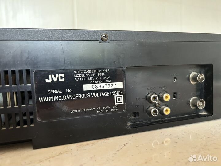 Видеоплеер кассетный JVC P29