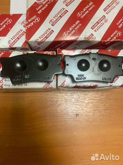 Тормозные колодки задние Toyota Camry и Lexus ES