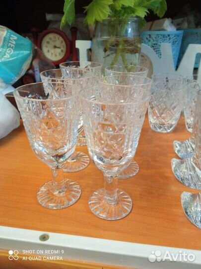 Хрустальные фужеры бокалы СССР