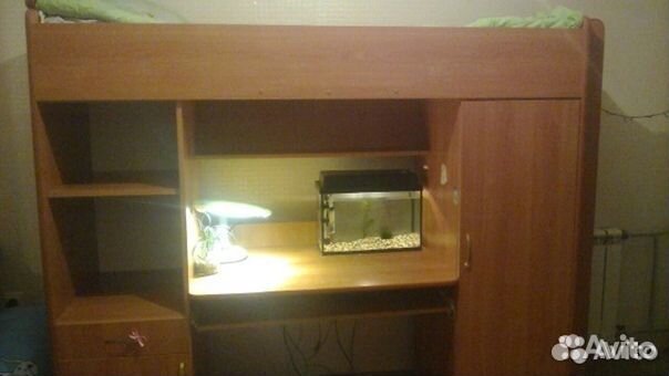 Детский уголок школьника. Кровать чердак