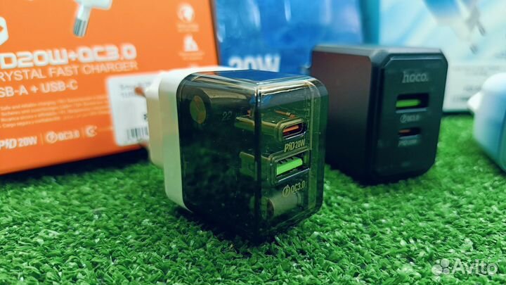 Зарядное устройство быстрая зарядка 20Ватт Type-C