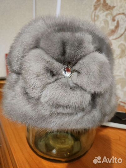 Шапка норковая женская бу