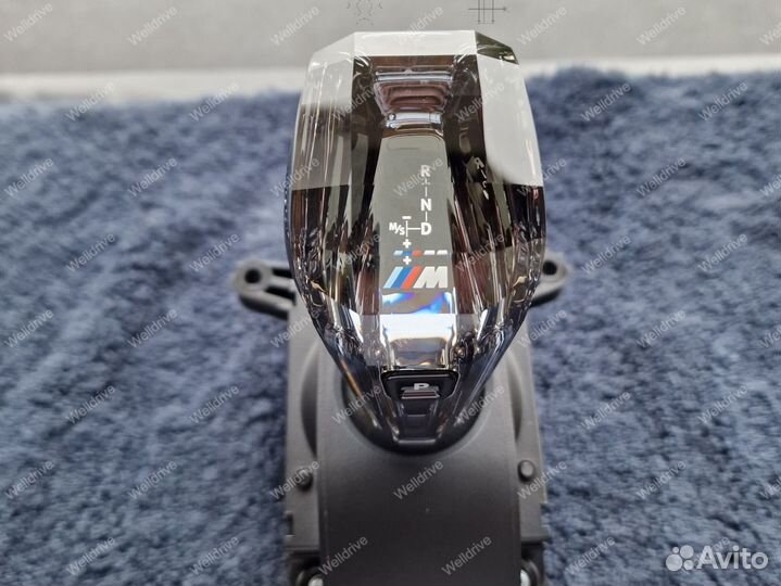 Ручка кпп хрусталь BMW X5 F15 М лого с EVO