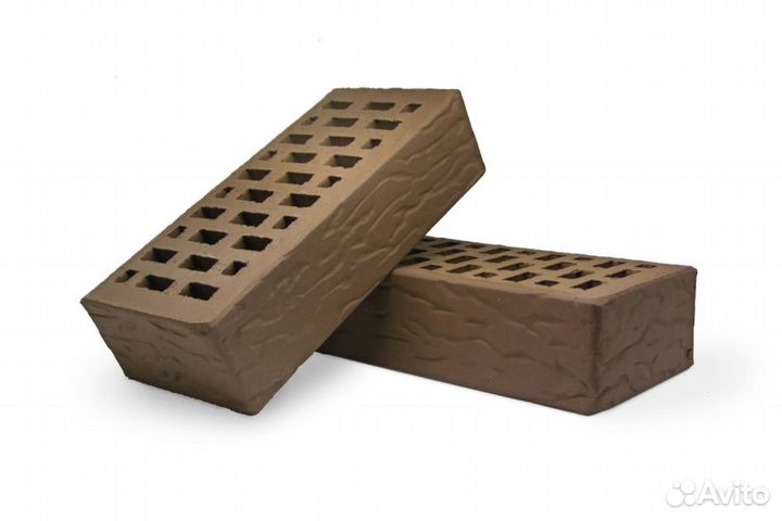 Кирпич облицовочный темный