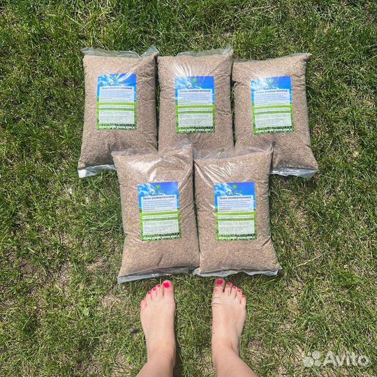 Газонные смеси разные