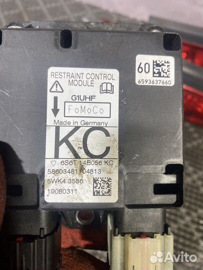 Блок управления SRS Airbag Ford Fiesta Fusion 1 5D