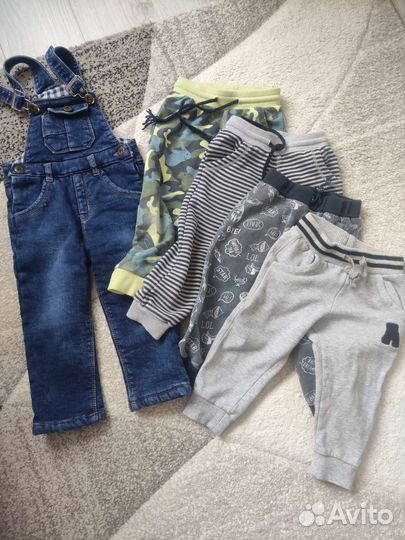 Пакет вещей и обуви на мальчика