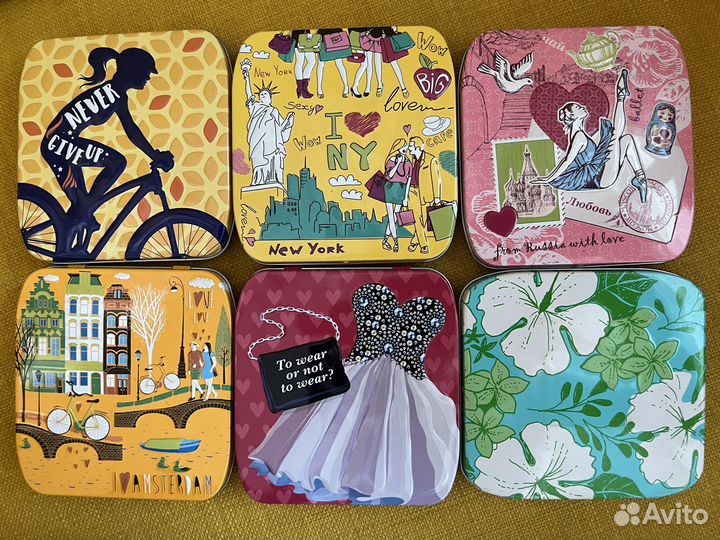 Металлические коробочки футляр для прокладок