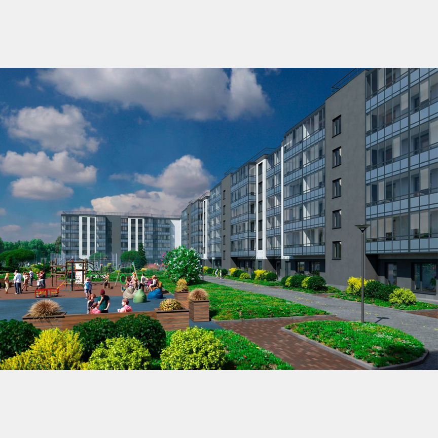 Квартира-студия, 25,4 м², 4/6 эт.