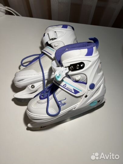 Коньки раздвижные ледовые 34-37 р