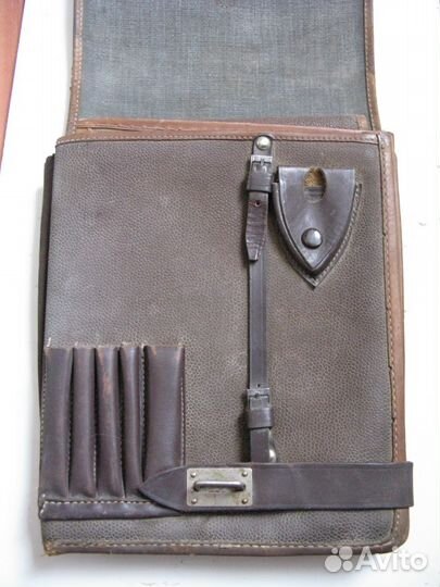 Сумка полевая сержантская кирза отделка кожа