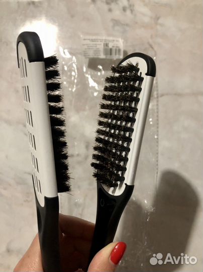 Двойная расческа для выпрямления волос