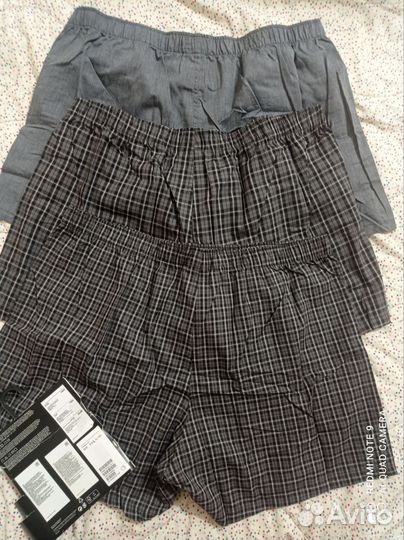 Новые мужские трусы боксеры HM 3 шт