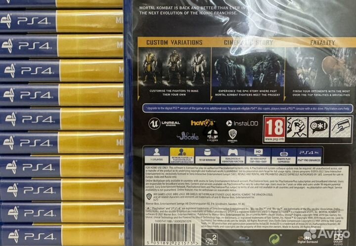 Mortal kombat 11 ps4 новые диски