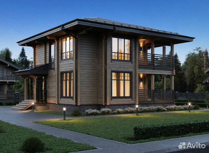 Домокомплект из клееного бруса 139 кв