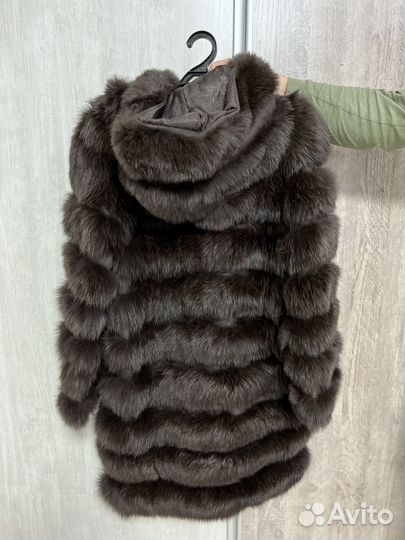 Шуба из песца