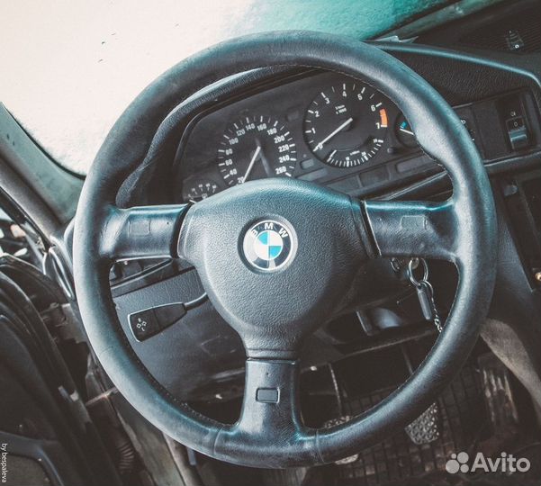 Руль в коже со строчкой М-тех 2 под гайку на бмв