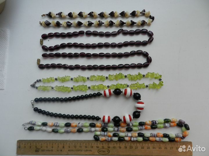 Бусы бирюза СССР