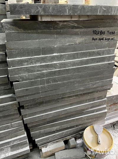 Камни для банной печи, плиты из талькокарбоната