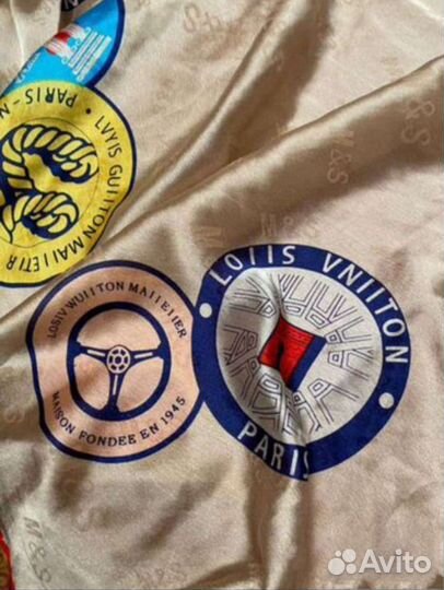 Шелковый платок шаль 135см италия