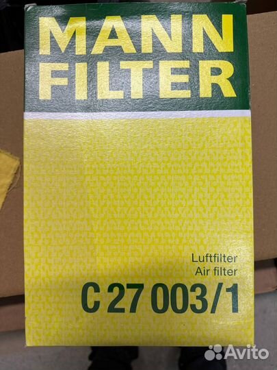 Фильтр воздушный Mann filter c27003/1