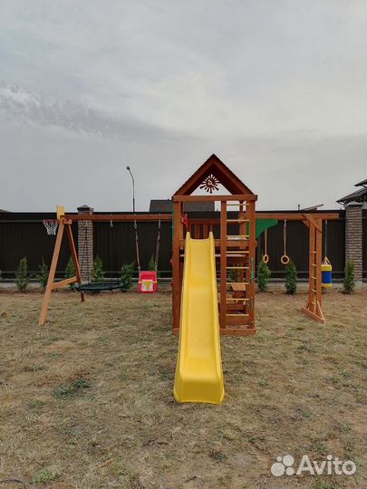 Игровые деревянные площадки