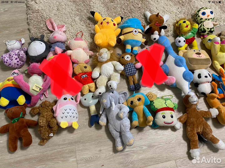 Игрушки мягкие