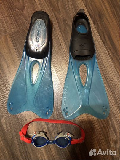 Ласты и очки