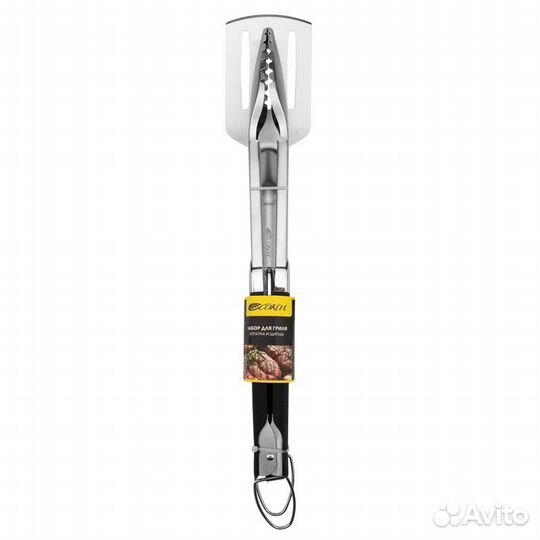 Набор лопатка и щипцы для гриля Комфорт, термопл