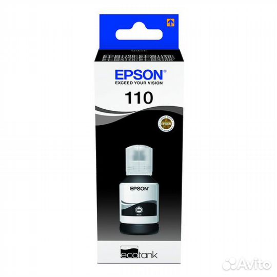 Чернила Epson 110 C13T03P14A (черные)