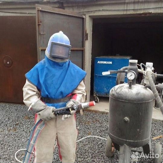 Выездной пескоструй и покраска