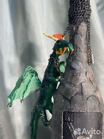 Зеленый, деревянный дракон