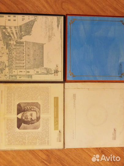 И.С. Бах - коробки с пластинками