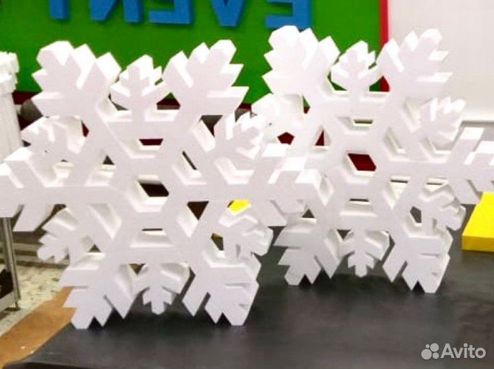 Снежинки для декора