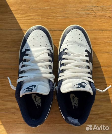 Nike Dunk Low midnight navy and white