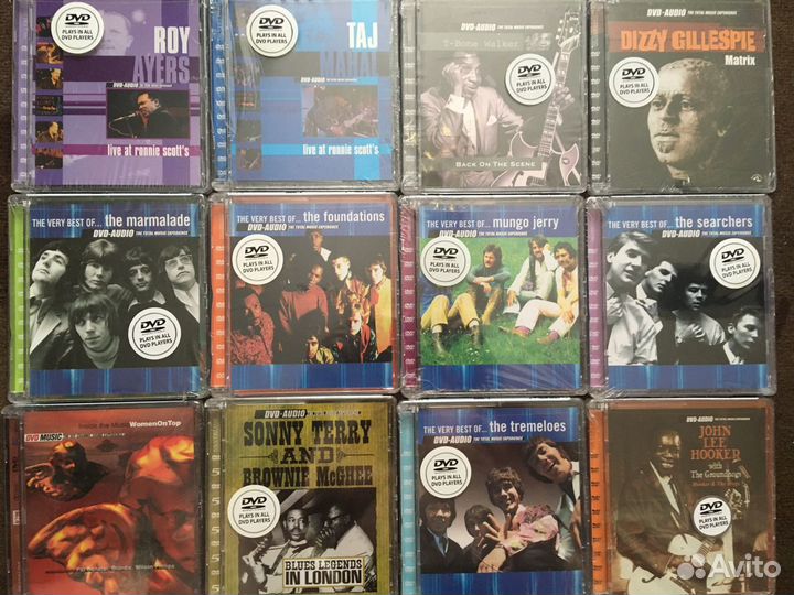 Фирменные диски DVD-Audio, DTS CD, DualDisc, DAD