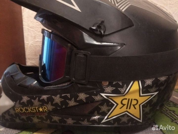 Кроссовый шлем Rockstar