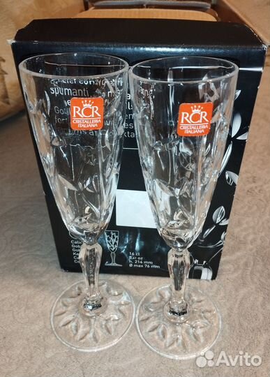 Набор фужеров 6шт Laurus RCR Cristalleria Италия