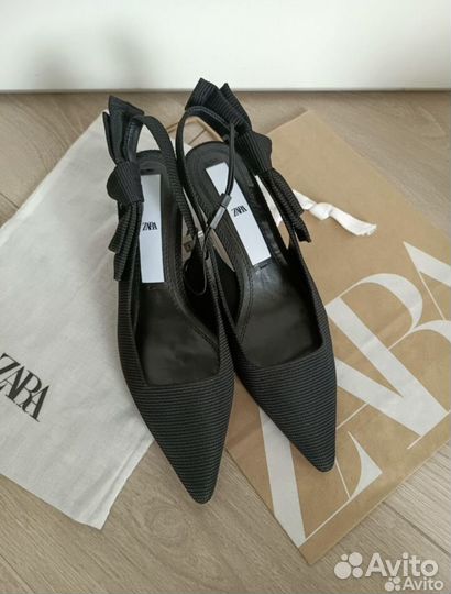 Туфли слингбэки Zara