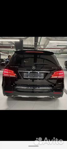 Диффузор на задний бампер мерседес GLE 166