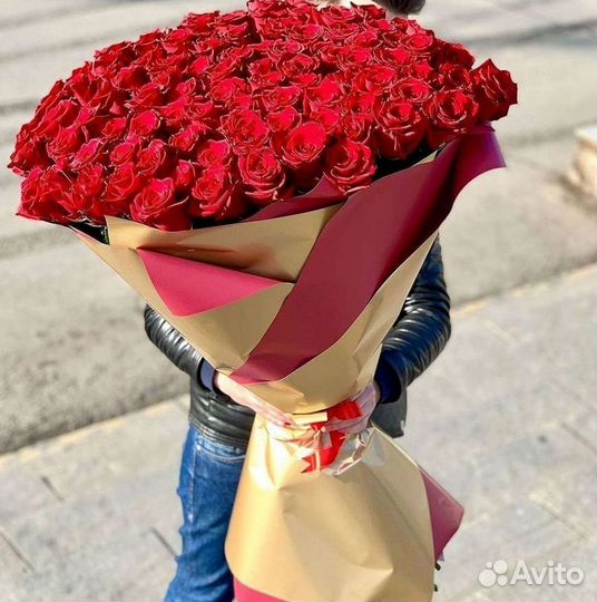 Длинные высокие розы 110 150 160 180 200 см