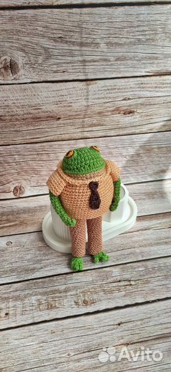 Лягушка вязаная