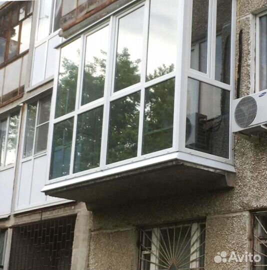 Остекление балкона, лоджии