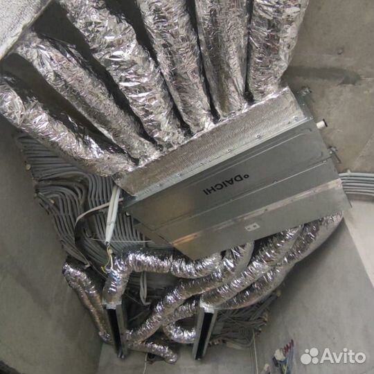 Монтаж канального кондиционера