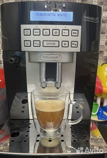 Кофемашина delonghi magnifica s cappuccino