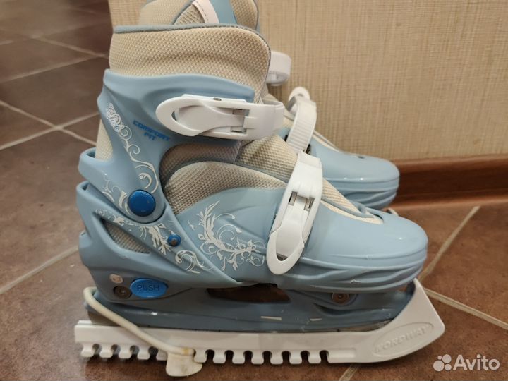 Коньки nordway раздвижные 34-37р