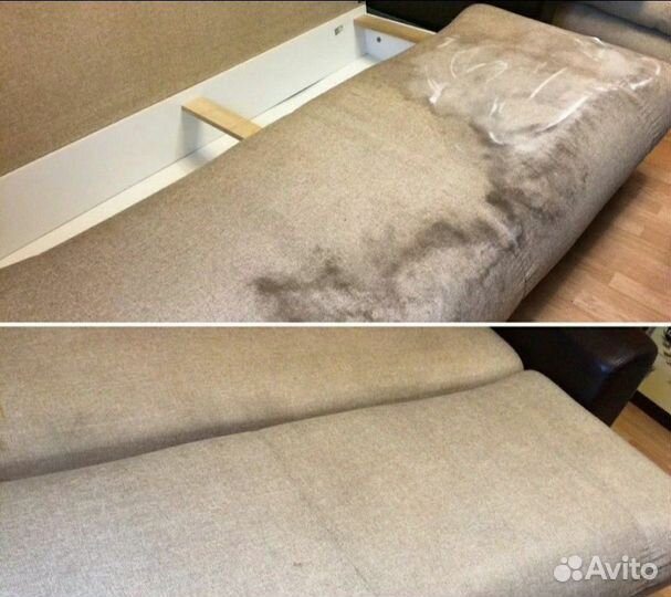 Чистка мягкой мебели, дивана, матраса